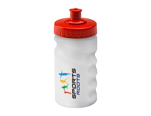 Contour Grip 300ml Sports Bottles - Push Pull Cap - Red