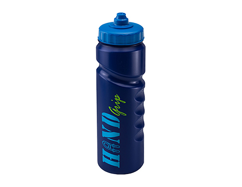 Contour Grip 750ml Sports Bottles - Valve Cap - Dark Blue