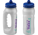 Branded Marathon 500ml Jogger Sports Bottles Clear - Valve Cap