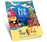 A4 Activity Colouring Book - Sea Life