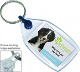 Custom printed Deluxe Smart Fob Midi Plastic Keyrings with your company advertisement at GoPromotional