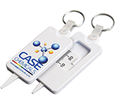Printed Deluxe Tyre Gauge Keyrings in full colour, perfect for motoring promotions