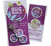 Deluxe Trolley Coin Keyring Sets branded with your logo for charities and fundraising events