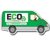Van Shaped Paper Stickers printed with your design at GoPromotional