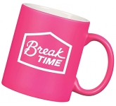 Neon Pink Durham Pantone Matched Mug At GoPromotional