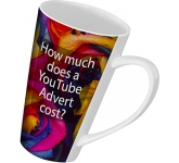 Dye Sublimation Printed Tall Latte Mugs With Your Graphics