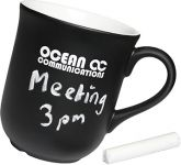 Personalised Bell Chalk Mugs at GoPromotional