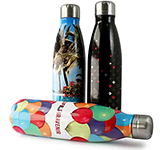 Javelin ColourBurst 500ml Metal Gym Water Bottles With Full Colour Print