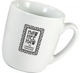 Corporate branded Roma Porcelain Mugs for office promotions