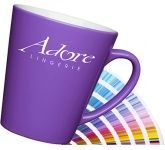 Bespoke Pantone Matched Latte ColourCoat Mugs at GoPromotional products