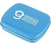 Logo printed Expo Rectangular Mint Tins for conference and trade show giveaways