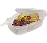 Active Split Cell Lunch Box With Cutlery