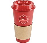 Bistro 500ml Plastic Take Away Mugs for office promotions in many colour options