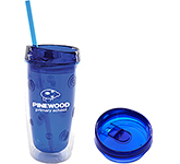 Branded Swirly 450ml Soda Tumblers in many colour options