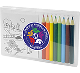 Custom printed Rainbow Colouring Case Sets with your logo at GoPromotional