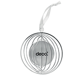 Branded Pluto Stainless Steel Tree Decorations with your logo at GoPromotional