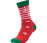 Bespoke printed Joyful Christmas Socks with logo at GoPromotional