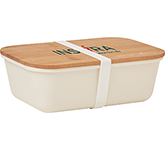 Branded promotional Helston Polypropylene Sandwich Boxes for leisure promotions