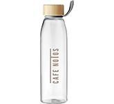 Corporate branded Barcelona 500ml Glass Water Bottles with your design at GoPromotional