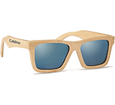 Sustainable Cairo Bamboo Sunglasses With Case for summer promotions