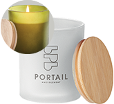 Printed Tranquillity Plant Based Wax Candles with your design at GoPromotional