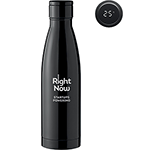 Custom printed Noir 500ml LED Thermometer Stainless Steel Vacuum Bottles with your logo