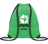 Custom Printed Star Zipped Reflective Drawstring Bags in a range of high visibility colours