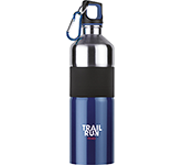 Custom printed or engraved Parma 750ml Stainless Steel Carabiner Water Bottles in a choice of colours at GoPromotional