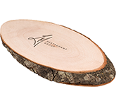 Ellwood Bark Oval Cutting Boards for corporate UK gifting