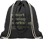 Personalised Adelaide Canvas Drawstring Shopping Bags with your company logo at GoPromotional