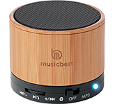 Sherwood Bamboo Bluetooth 3W Speakers for corporate gifting at GoPromotional