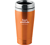 Custom printed or laser engraved Chenango 400ml Double Wall Stainless Steel Travel Tumblers in many colour options