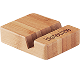 Promotional printed Richmond Bamboo Smartphone Holders for eco-friendly marketing activities
