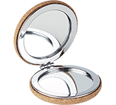 Granada Cork Double Sided Compact Mirrors branded with your logo at GoPromotional