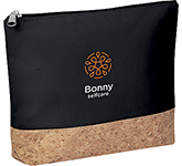 Customised Riverhead Cork & Cotton Cosmetic Bags with your company design at GoPromotional