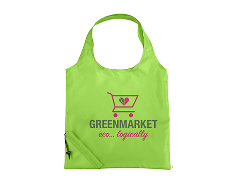 Malibu Foldaway Tote Bags - Green