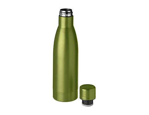 Serenity 500ml Copper Vacuum Insulated Sports Bottles - Lime