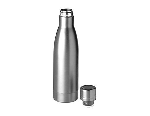 Serenity 500ml Copper Vacuum Insulated Sports Bottles - Silver