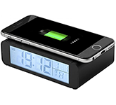 Time Wireless Charging Clocks custom branded with your company logo at GoPromotional