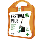 Branded MyKit Festival Plus First Aid Survival Case for festival promotions