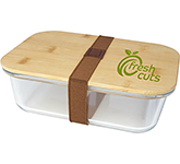 Custom printed Balmoral Glass Bamboo Lunch Boxes at GoPromotional
