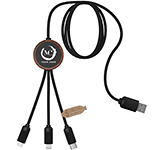 SCX Design C36 Recycled Light Up Bamboo Charging Cables
