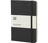 Business promotional Moleskine Classic A5 Hardback Notebooks - Plain Pages