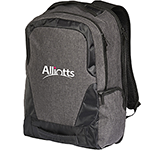 Business class Everest Laptop TSA RFID 17" Backpacks in grey with your logo at GoPromotional