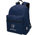 Personalised Retrend GRS RPET Backpacks in a choice of colours at GoPromotional