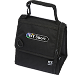Arctic Zone Ice Wall Lunch Cooler Bags in black printed with your logo at GoPromotional