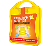 Custom branded MyKit Junior Road Safety Sets in many colour options
