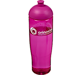 Branded promotional H20 Marathon 700ml Domed Top Sports Bottles in many colours