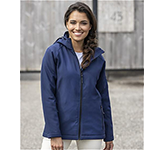 Customised Boston Womens Padded Softshell Jackets personalised with your logo