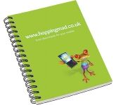 A6 Spiral Bound Notepads branded with your design or office giveaways